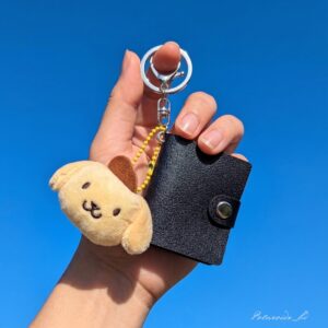 Leather Photo Key Ring Album With 20 mini photos